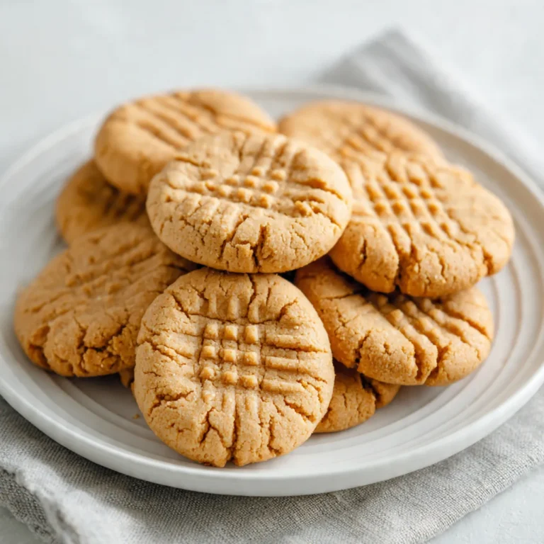 3-Ingredient Peanut Butter Cookies