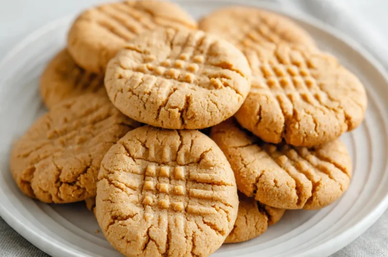 3-Ingredient Peanut Butter Cookies