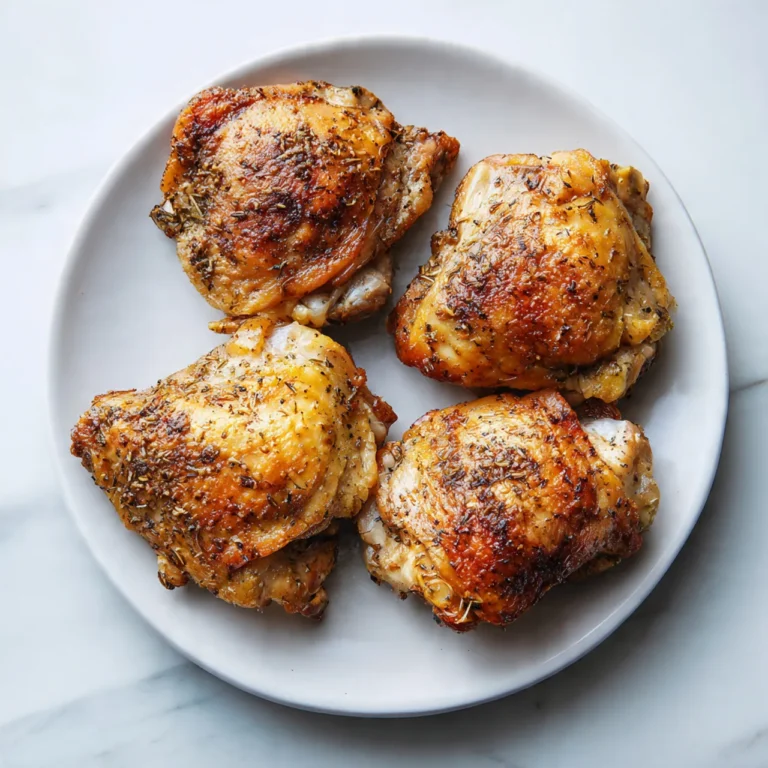 Baked Chicken Thighs