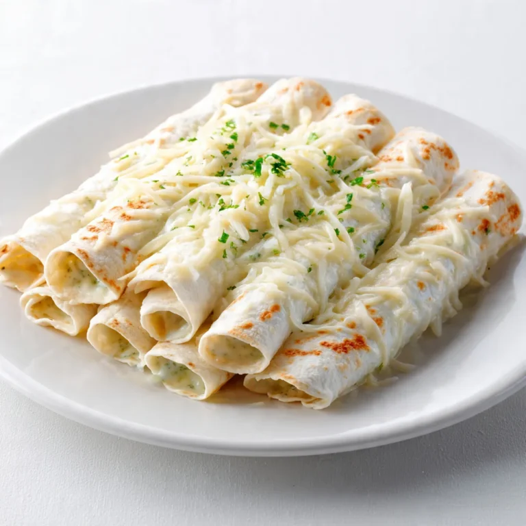 White Chicken Enchiladas