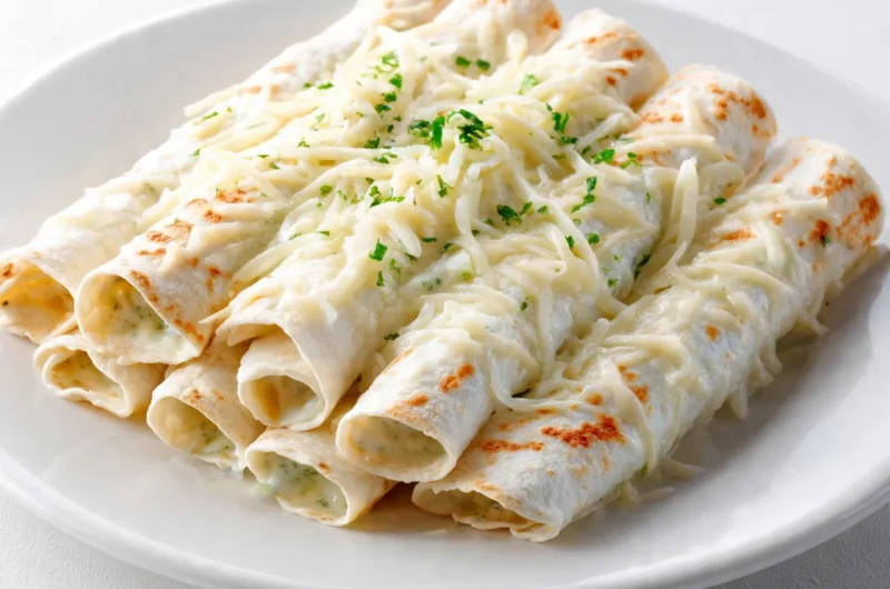 White Chicken Enchiladas
