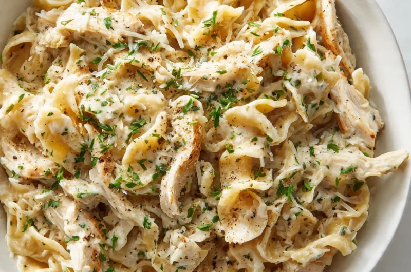 Garlic Parmesan Chicken Pasta